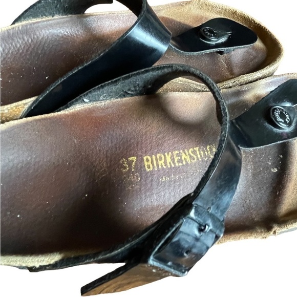 Birkenstock Gizeh Birko-Flor Patent Black 6 - Picture 3 of 6
